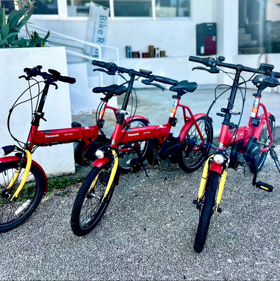 (渡嘉敷岛) 小轮型、运动型电动自行车【冲绳自行车租赁】