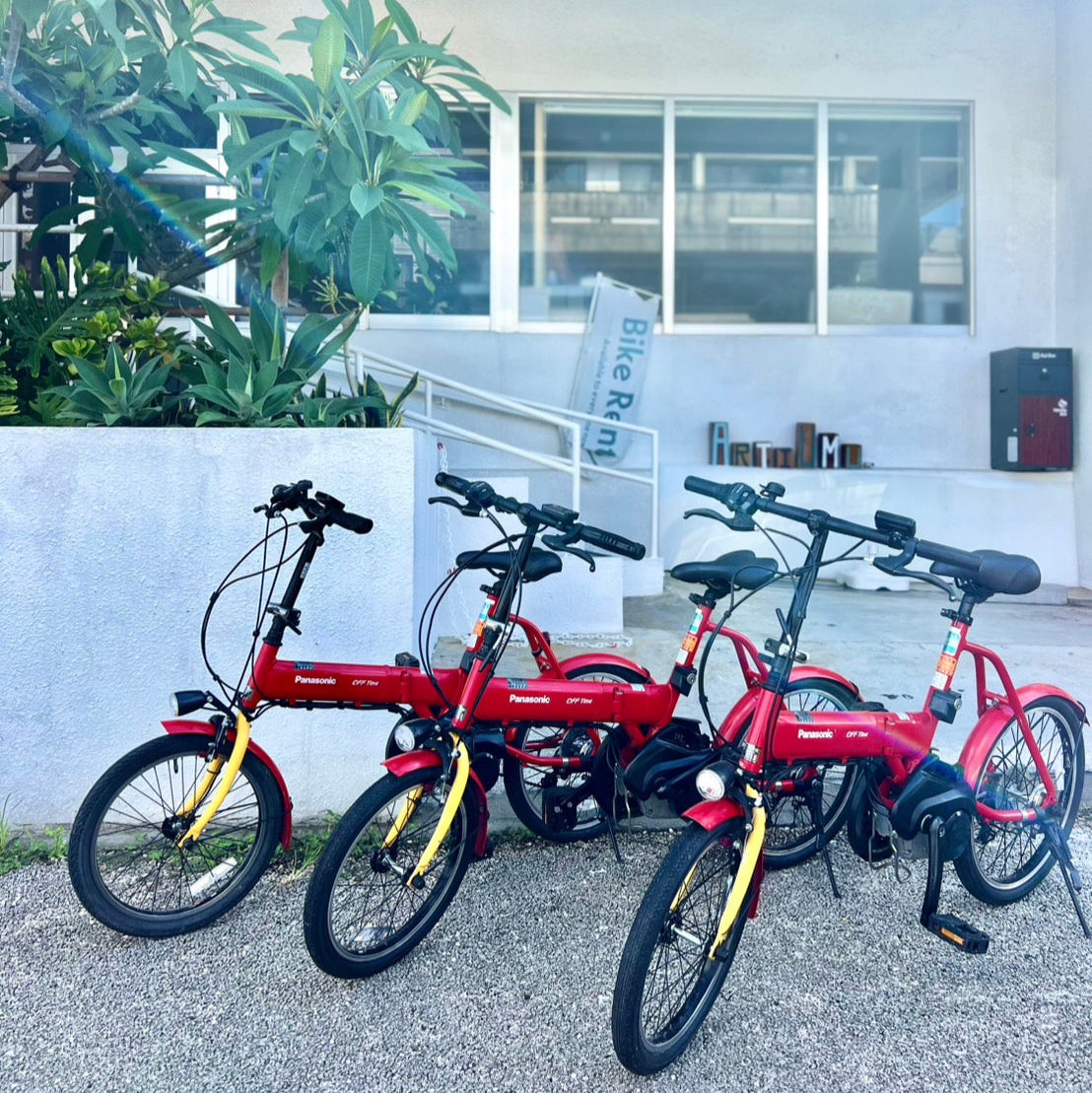 (渡嘉敷岛) 小轮型、运动型电动自行车【冲绳自行车租赁】