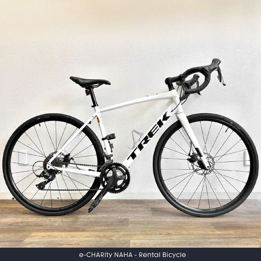 Road bike TREK Domane AL3 (540mm) white *Non-electric [Okinawa Bicycle