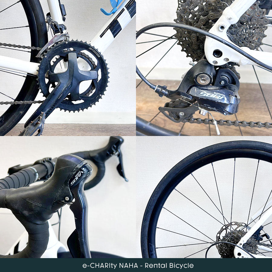 沖縄観光向け 【短期レンタル】TREK Domane AL3(540mm)white※非電動
